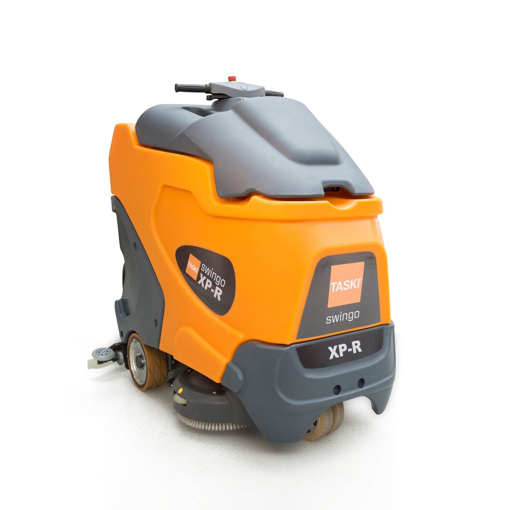 TASKI swingo XP-R B BMS 1st - Stand-on Schrobzuigmachine op batterij met interne lader